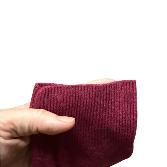 Tradition petite long sleeve sweater with beading along the front neckline. - Picture 5 of 8